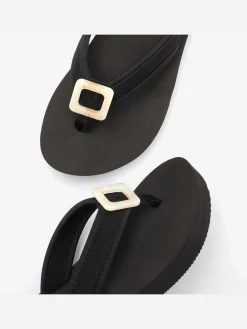 LASCANA Sandales<Tongs avec élément décoratif tendance et talon léger