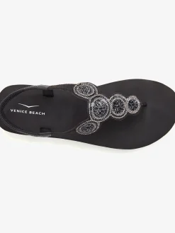 Venice Beach Sandales<Tongs avec semelle imperméable et applications brillantes