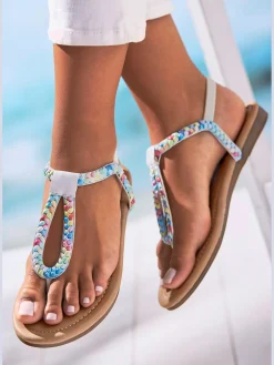 LASCANA Sandales<Tongs brides élastiques pour faciliter l'enfilage