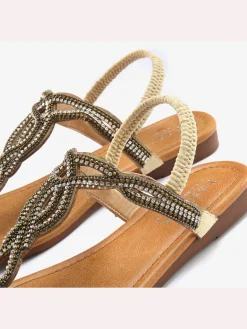 LASCANA Sandales<Tongs ornées de petites pierres fantaisie