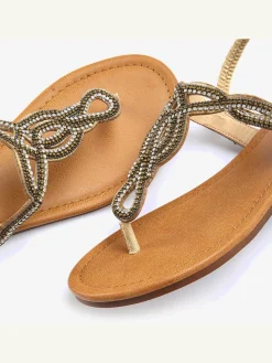 LASCANA Sandales<Tongs ornées de petites pierres fantaisie