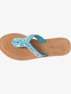 LASCANA Sandales<Tongs style ethnique tendance et perles décoratives brillantes et élégantes