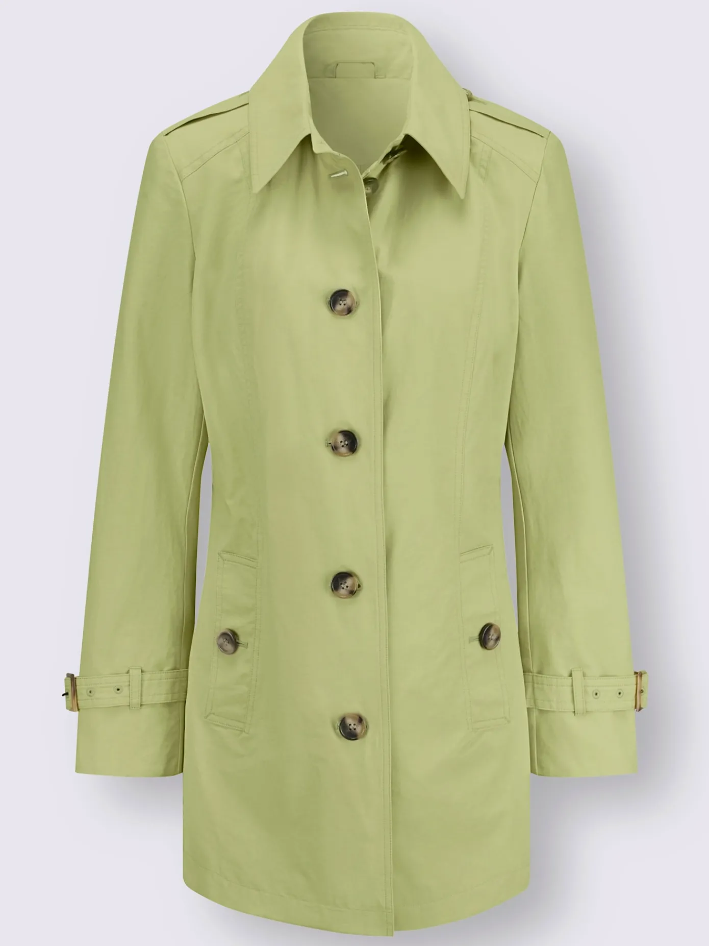 Collection L Vestes<Trench-coat 64% coton