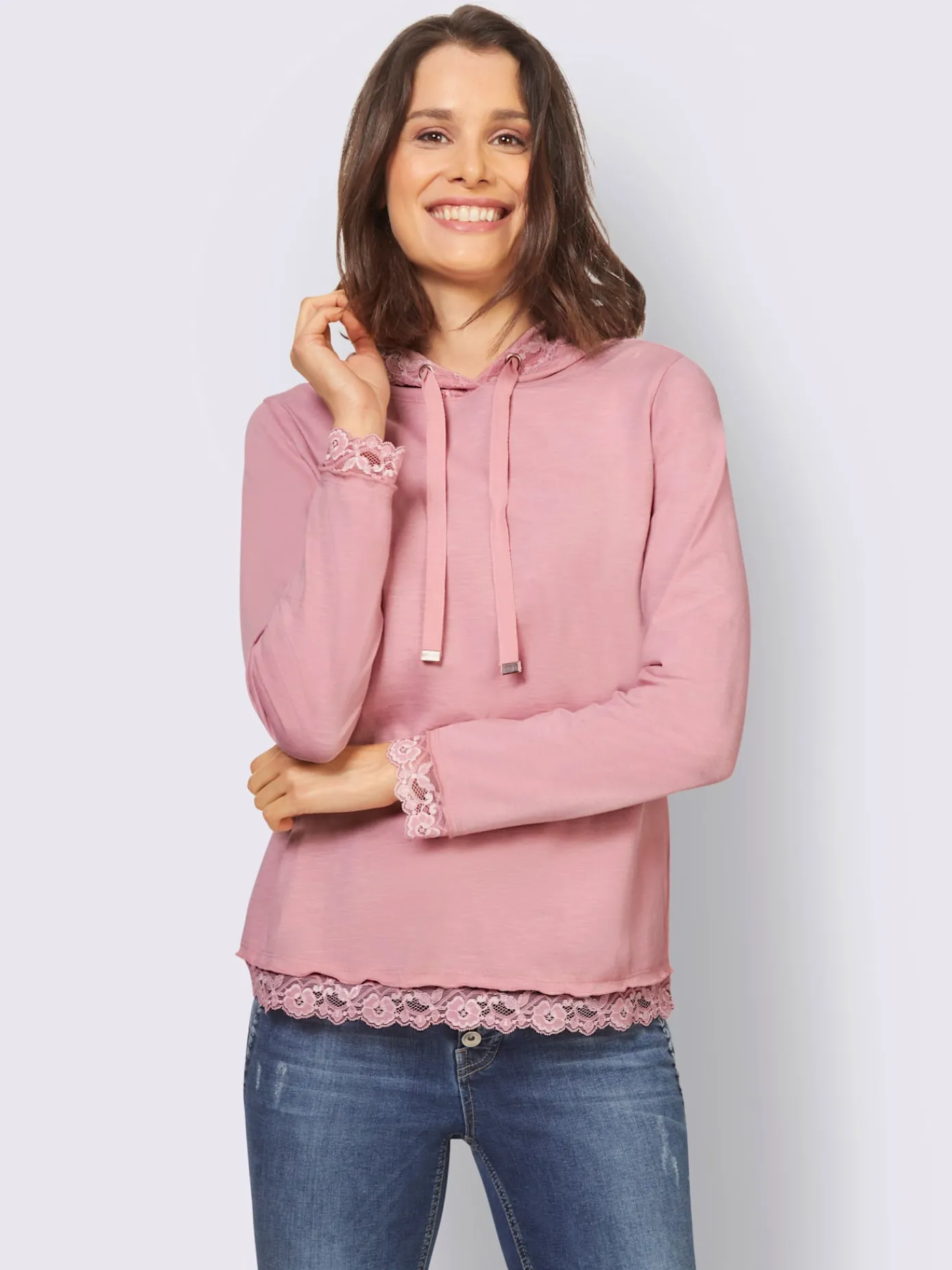 Linea Tesini T-Shirts<T-shirt à capuche pur coton