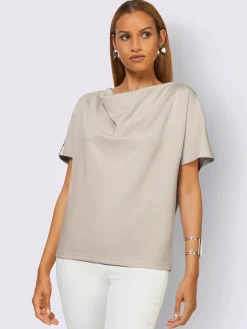 Creation L Tenues De Détente|Pulls<T-shirt à col bénitier mélange de modal doux