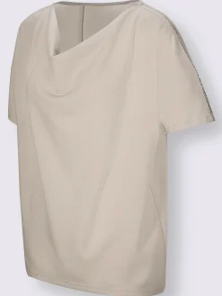 Creation L Tenues De Détente|Pulls<T-shirt à col bénitier mélange de modal doux