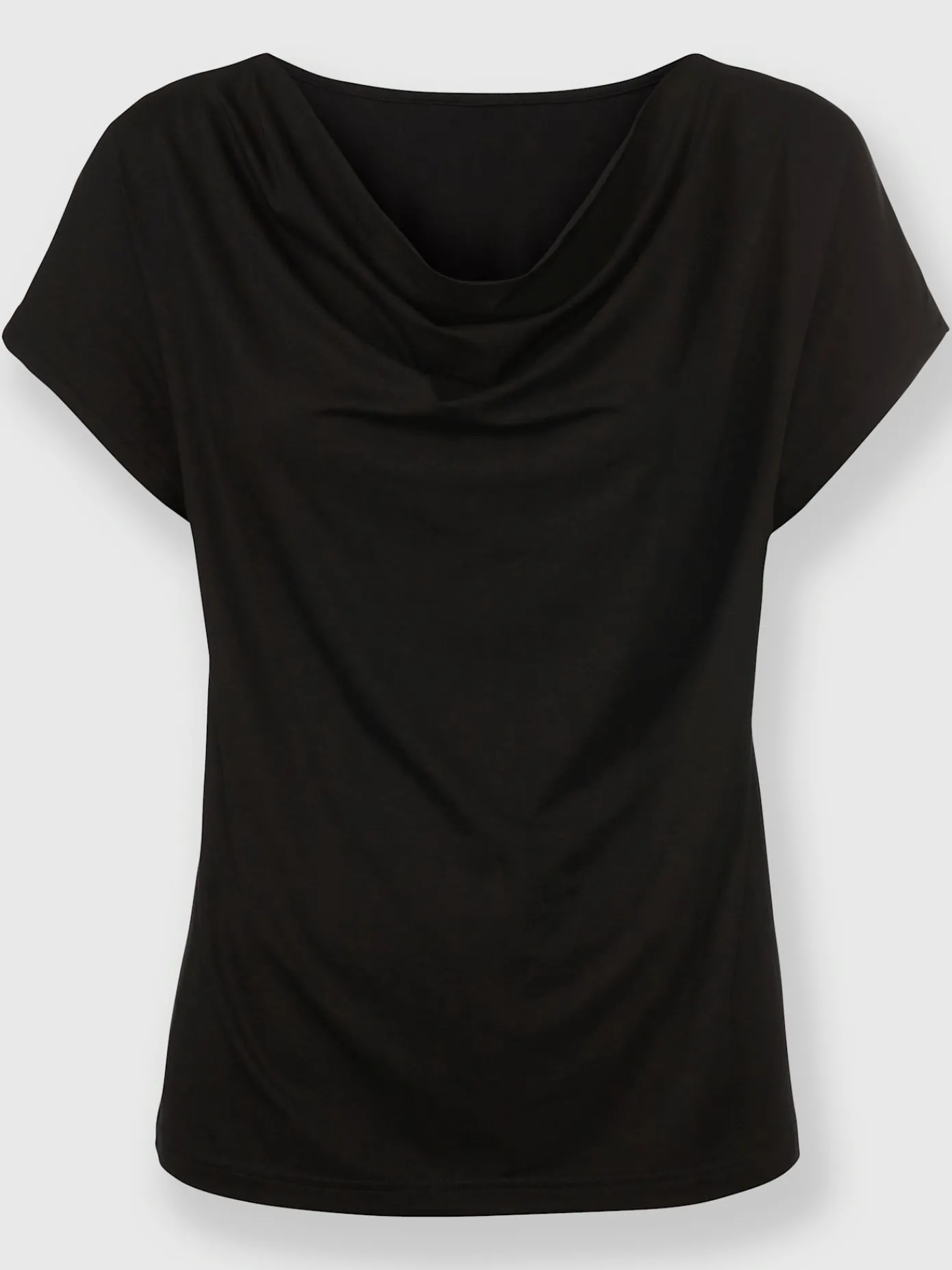 Ashley Brooke T-Shirts<T-shirt à col bénitier viscose douce et fluide