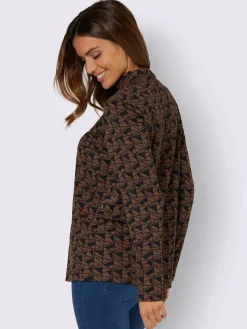 T-Shirts<T-shirt à col montant 50% coton