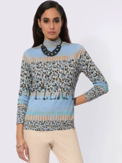 Creation L T-Shirts<T-shirt à col montant 95% coton