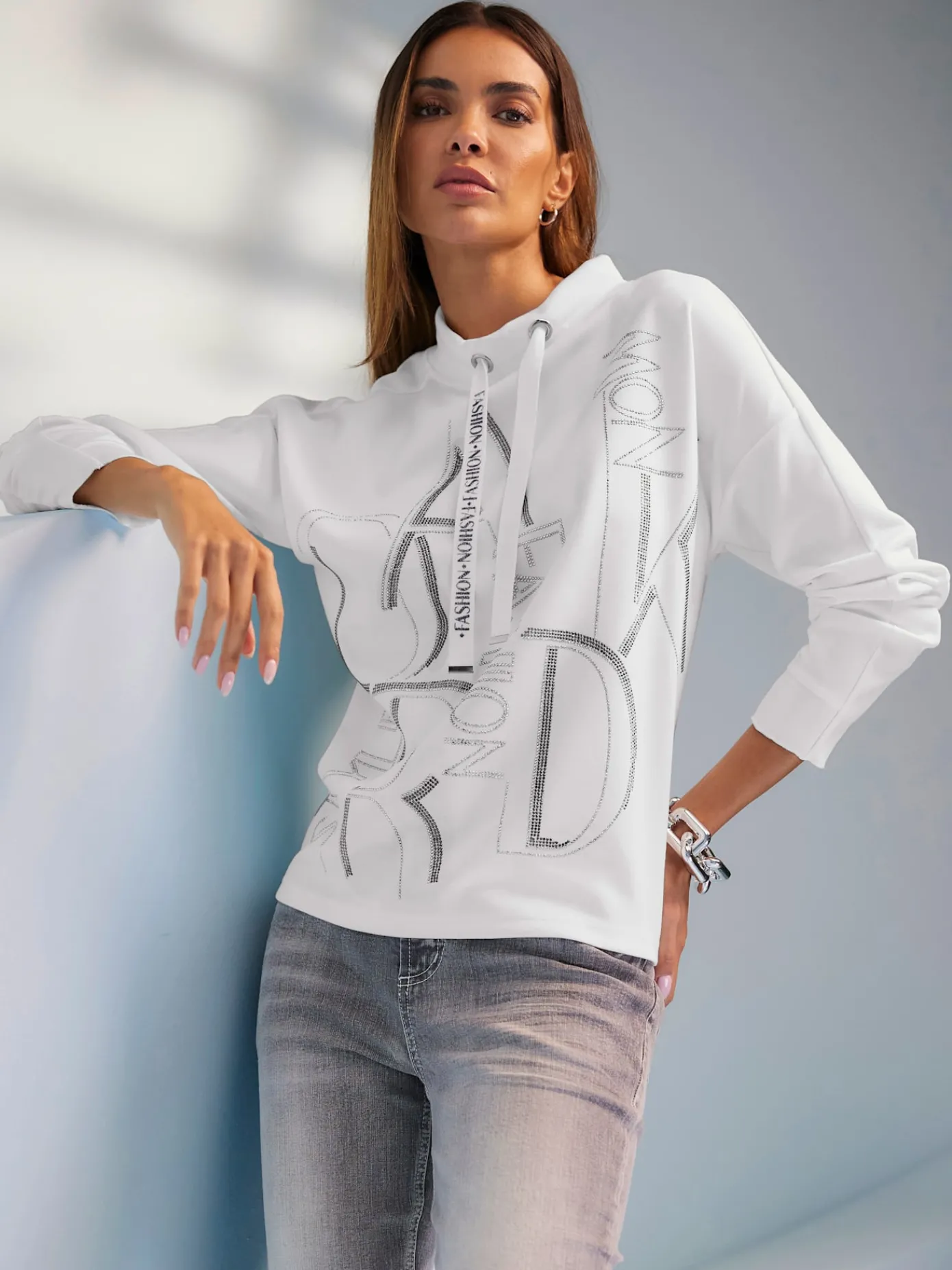 Rick Cardona T-Shirts<T-shirt à col montant 50% modal