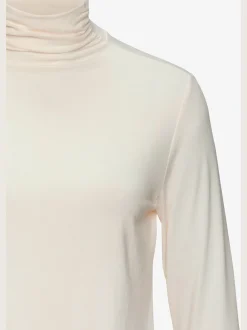 LASCANA T-Shirts<T-shirt à col montant fronces délicates au col roulé