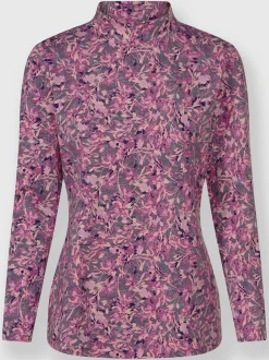 T-Shirts<T-shirt à col montant qualité coton doux sur la peau