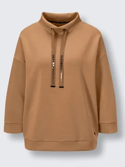 CREATION L PREMIUM Tenues De Détente|Pulls<T-shirt à col montant ultra-doux avec modal