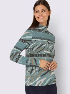 Creation L T-Shirts<T-shirt à col montant viscose