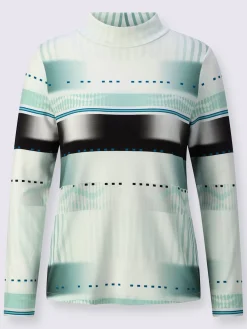 Creation L T-Shirts<T-shirt à col montant viscose (ecovero)