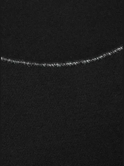 LASCANA T-Shirts<T-shirt à col rond finitions pailletées raffinées à l'encolure ronde, aux manches et à l'ourlet