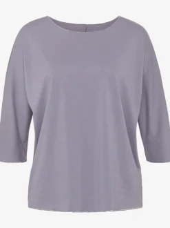 LASCANA T-Shirts<T-shirt à col rond finitions pailletées raffinées à l'encolure ronde, aux manches et à l'ourlet