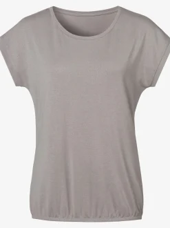 Vivance T-Shirts<T-shirt à col rond jersey avec effet brillant raffiné