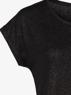 Vivance T-Shirts<T-shirt à col rond jersey avec effet brillant raffiné