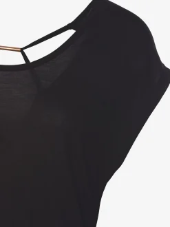 LASCANA T-Shirts<T-shirt à col rond mancherons courts