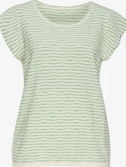 Vivance T-Shirts<T-shirt à col rond manches chauve-souris tendance