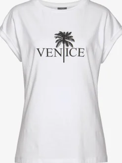Venice Beach T-Shirts<T-shirt à col rond manches courtes à revers