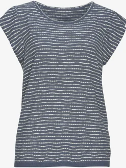 Vivance T-Shirts<T-shirt à col rond manches chauve-souris tendance