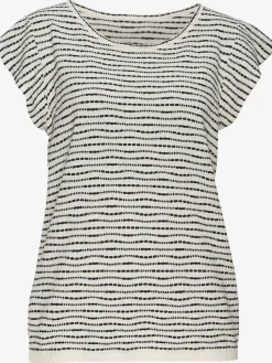 Vivance T-Shirts<T-shirt à col rond manches chauve-souris tendance