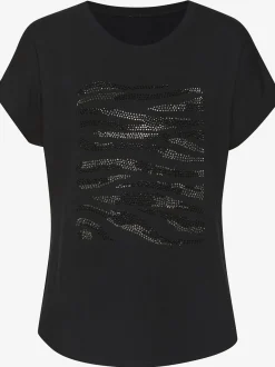 LASCANA T-Shirts<T-shirt à col rond motif en strass de qualité