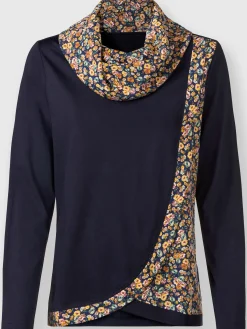 T-Shirts<T-shirt à col roulé 50% coton et 50% modal