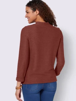 Collection L T-Shirts<T-shirt à col roulé 53% viscose