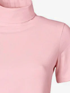 Linea Tesini T-Shirts<T-shirt à col roulé basique facile à associer avec joli col roulé