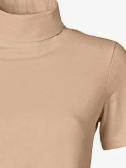 Linea Tesini T-Shirts<T-shirt à col roulé basique facile à associer avec joli col roulé