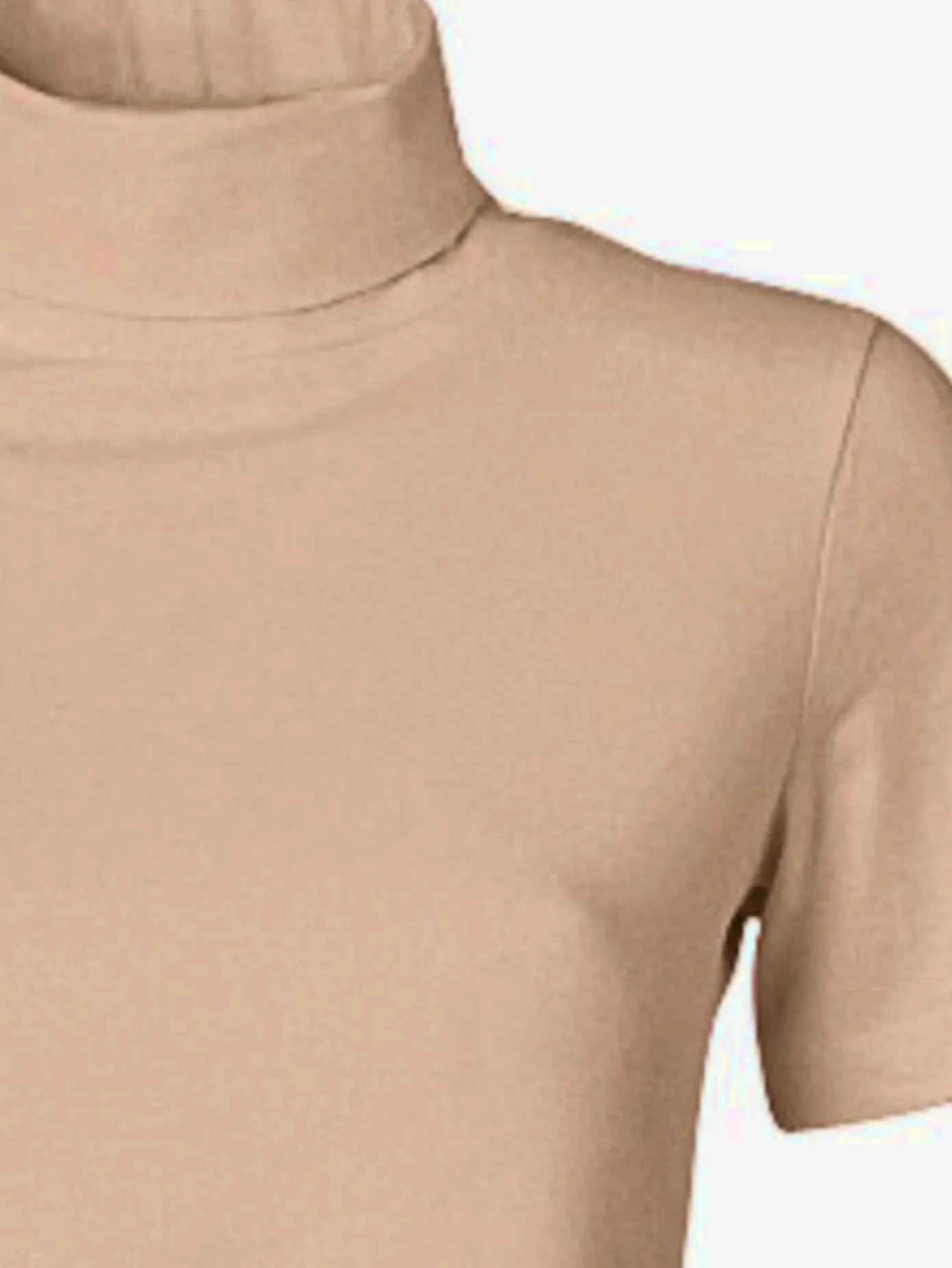 Linea Tesini T-Shirts<T-shirt à col roulé basique facile à associer avec joli col roulé