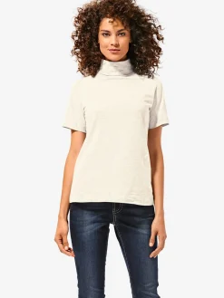 Linea Tesini T-Shirts<T-shirt à col roulé basique facile à associer avec joli col roulé