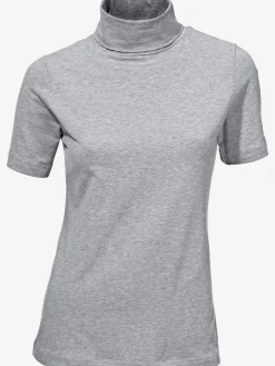 Linea Tesini T-Shirts<T-shirt à col roulé basique facile à associer avec joli col roulé