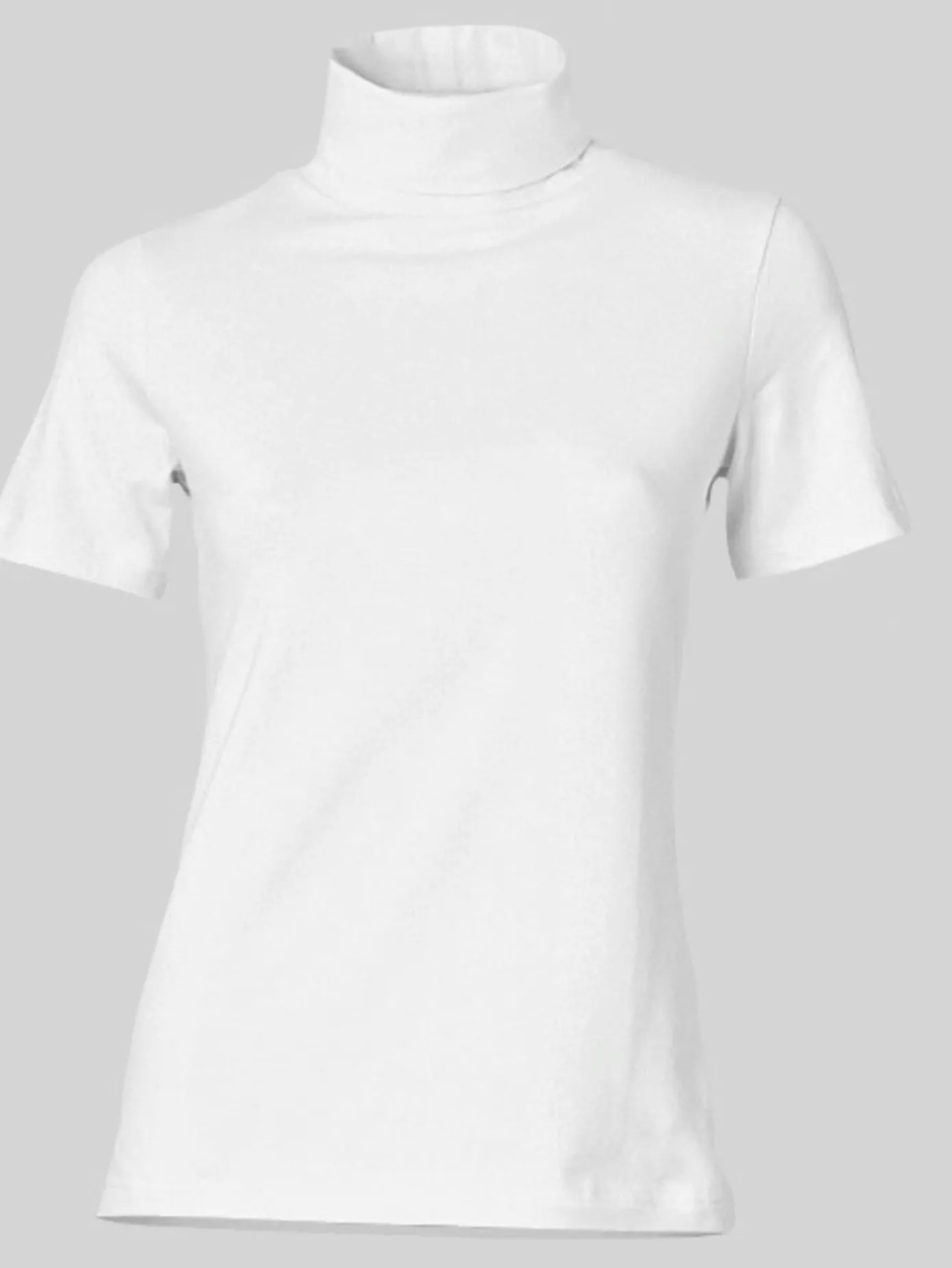 Linea Tesini T-Shirts<T-shirt à col roulé basique facile à associer avec joli col roulé