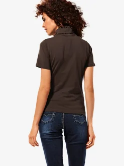 Linea Tesini T-Shirts<T-shirt à col roulé basique facile à associer avec joli col roulé