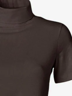 Linea Tesini T-Shirts<T-shirt à col roulé basique facile à associer avec joli col roulé