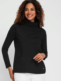 Collection L T-Shirts<T-shirt à col roulé col roulé flatteur