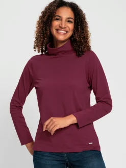 Collection L T-Shirts<T-shirt à col roulé col roulé flatteur