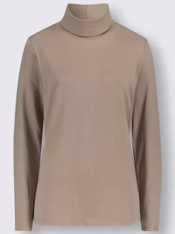 Collection L T-Shirts<T-shirt à col roulé col roulé flatteur