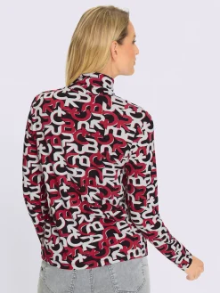 Rick Cardona T-Shirts<T-shirt à col roulé motif imprimé exclusif