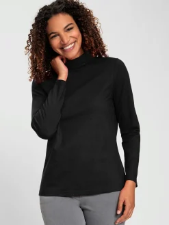 Collection L T-Shirts<T-shirt à col roulé qualité coton