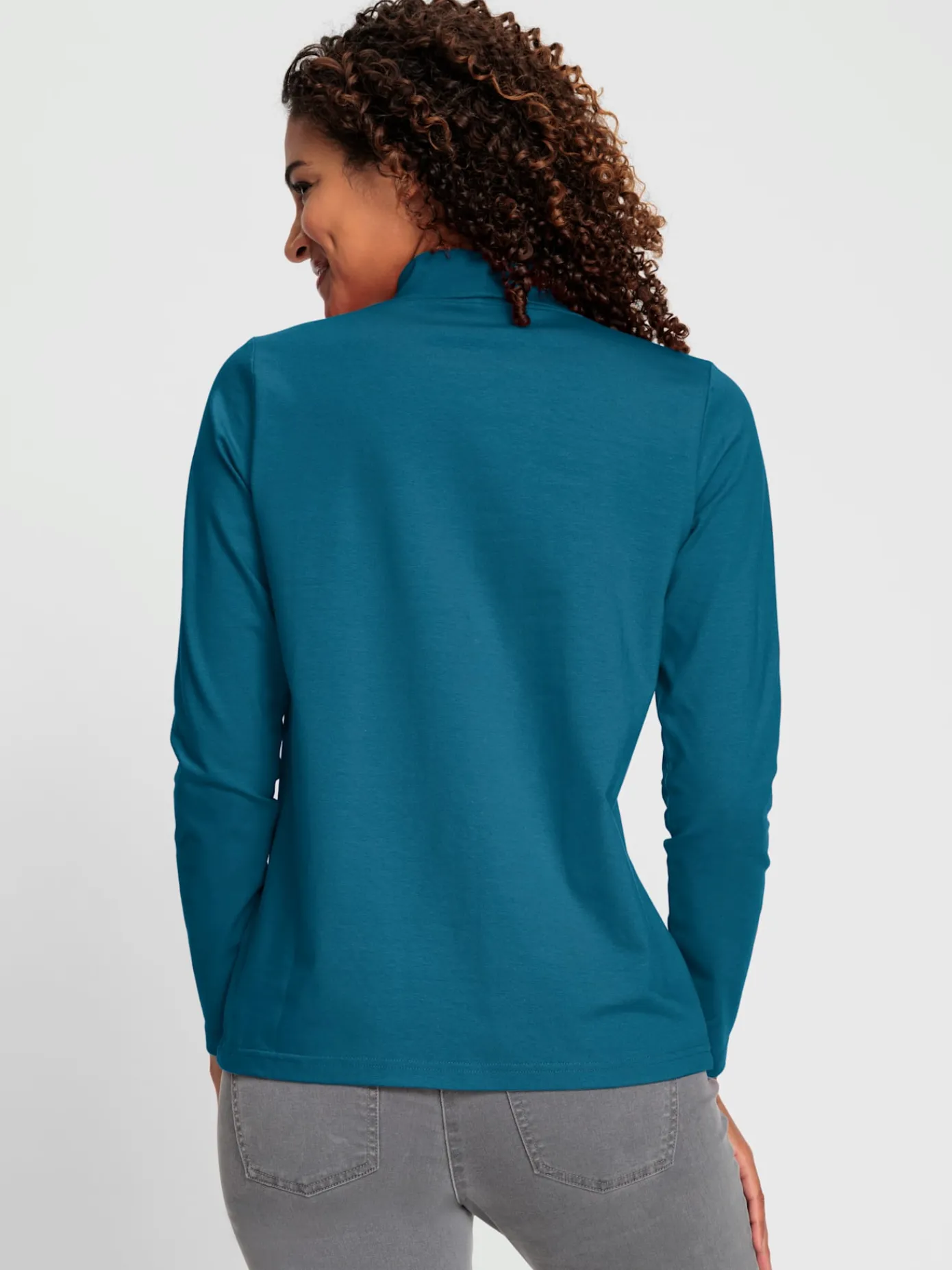 Collection L T-Shirts<T-shirt à col roulé qualité coton