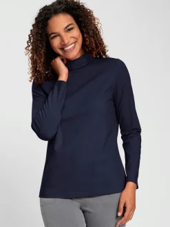 Collection L T-Shirts<T-shirt à col roulé qualité coton