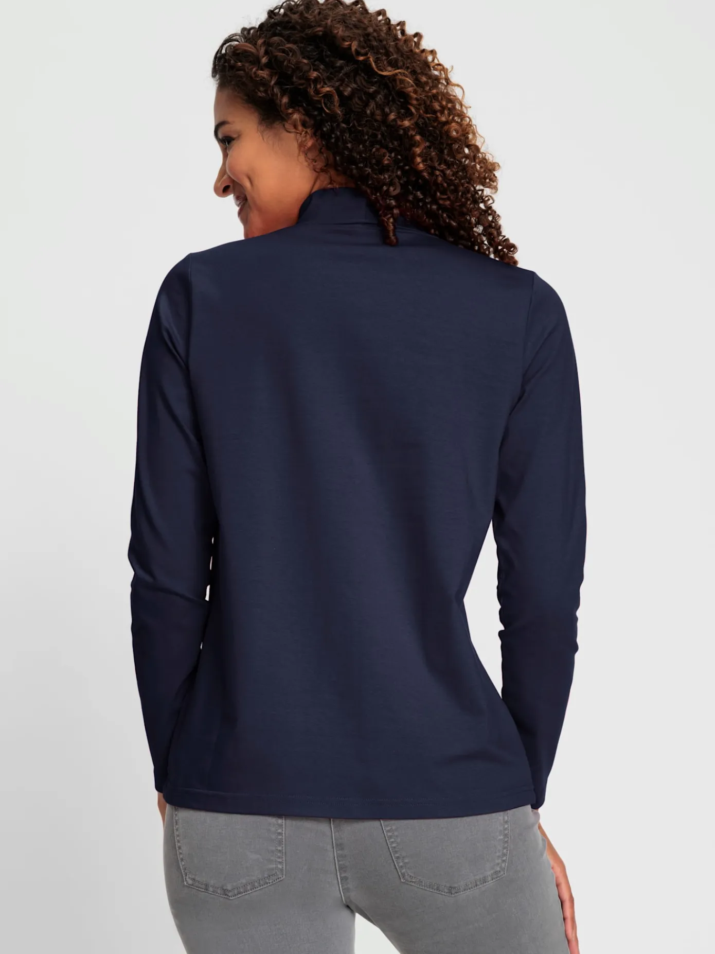 Collection L T-Shirts<T-shirt à col roulé qualité coton