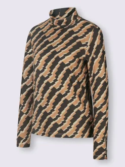 Creation L T-Shirts<T-shirt à col roulé qualité viscose douce