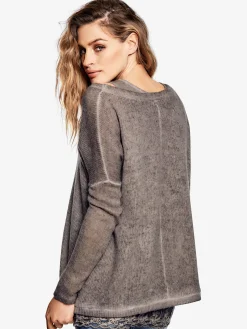 Linea Tesini T-Shirts<T-shirt 2 en 1 look 2 en 1, livré avec l'écharpe