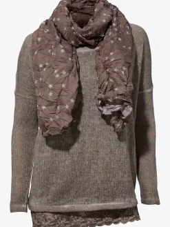 Linea Tesini T-Shirts<T-shirt 2 en 1 look 2 en 1, livré avec l'écharpe